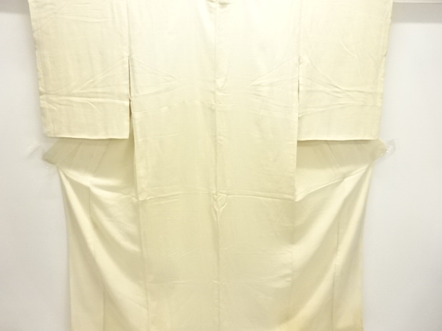 アンティーク　白錦紗中着